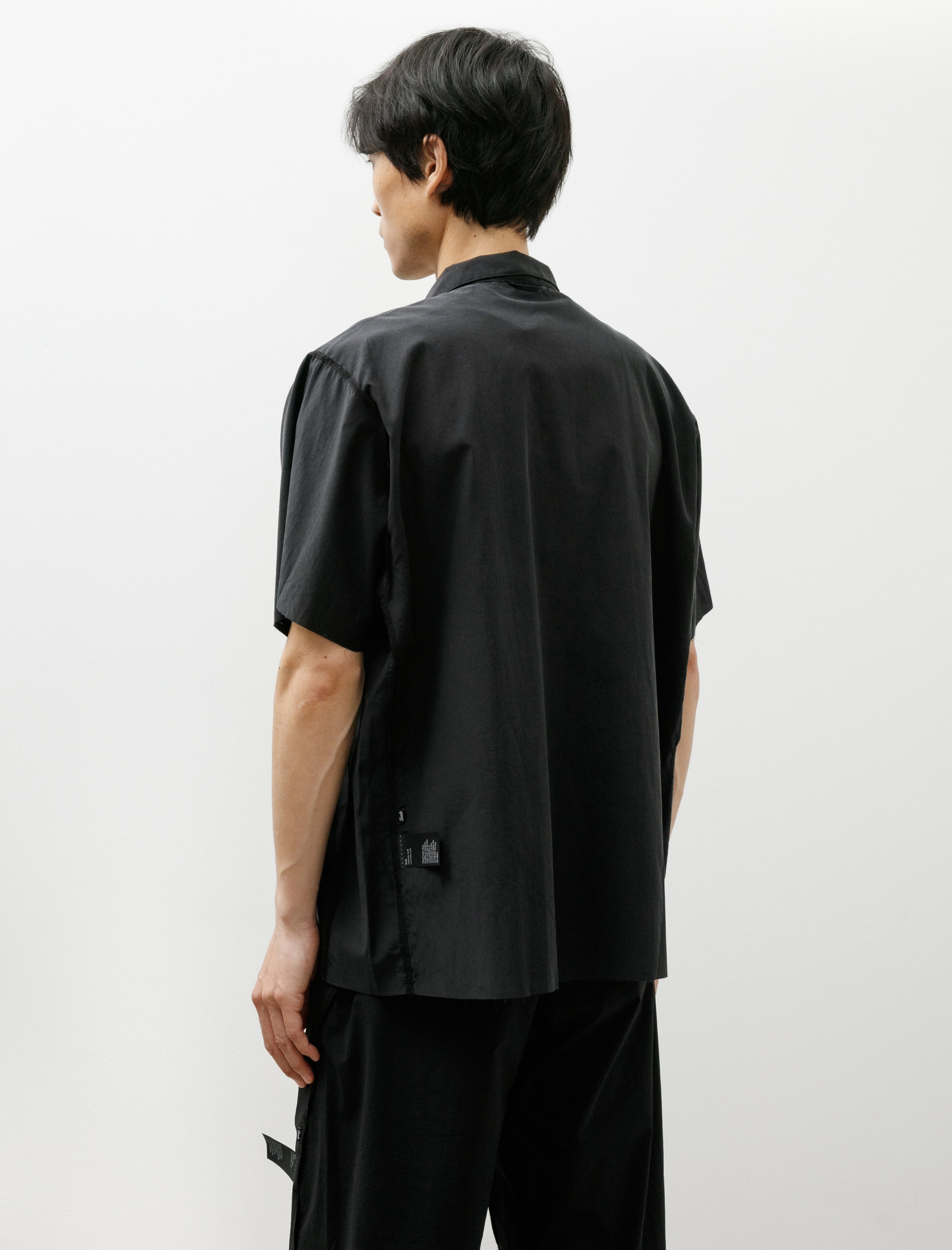 Shade Button Up Tencel Cotton Black