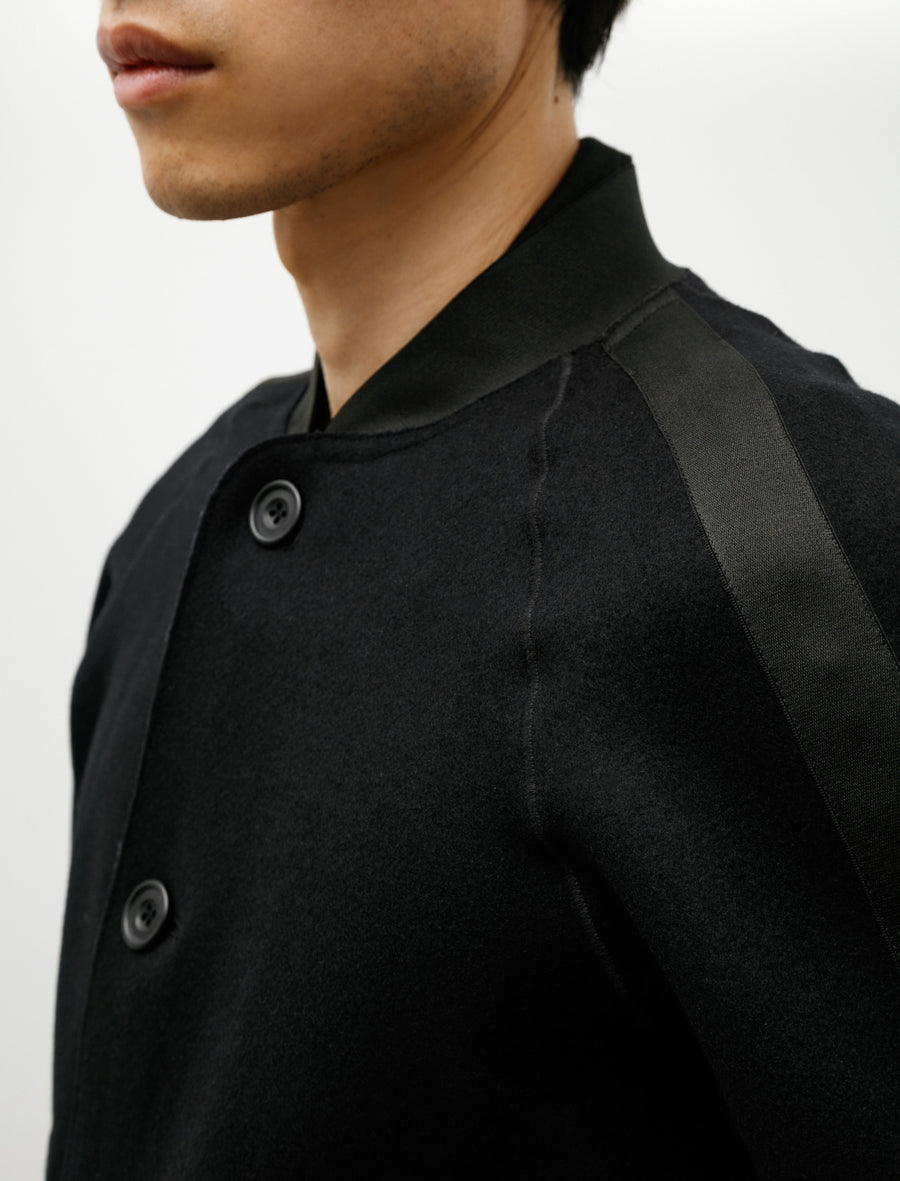 Seamless Varsity Jacket Pioneer Wool Black - Image 6