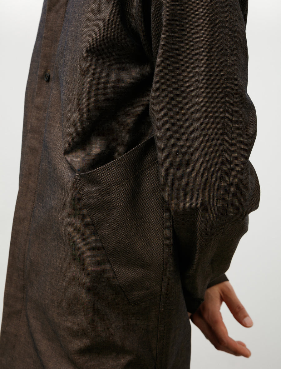 Relay Shirt Navy Tint Brown - Image 5