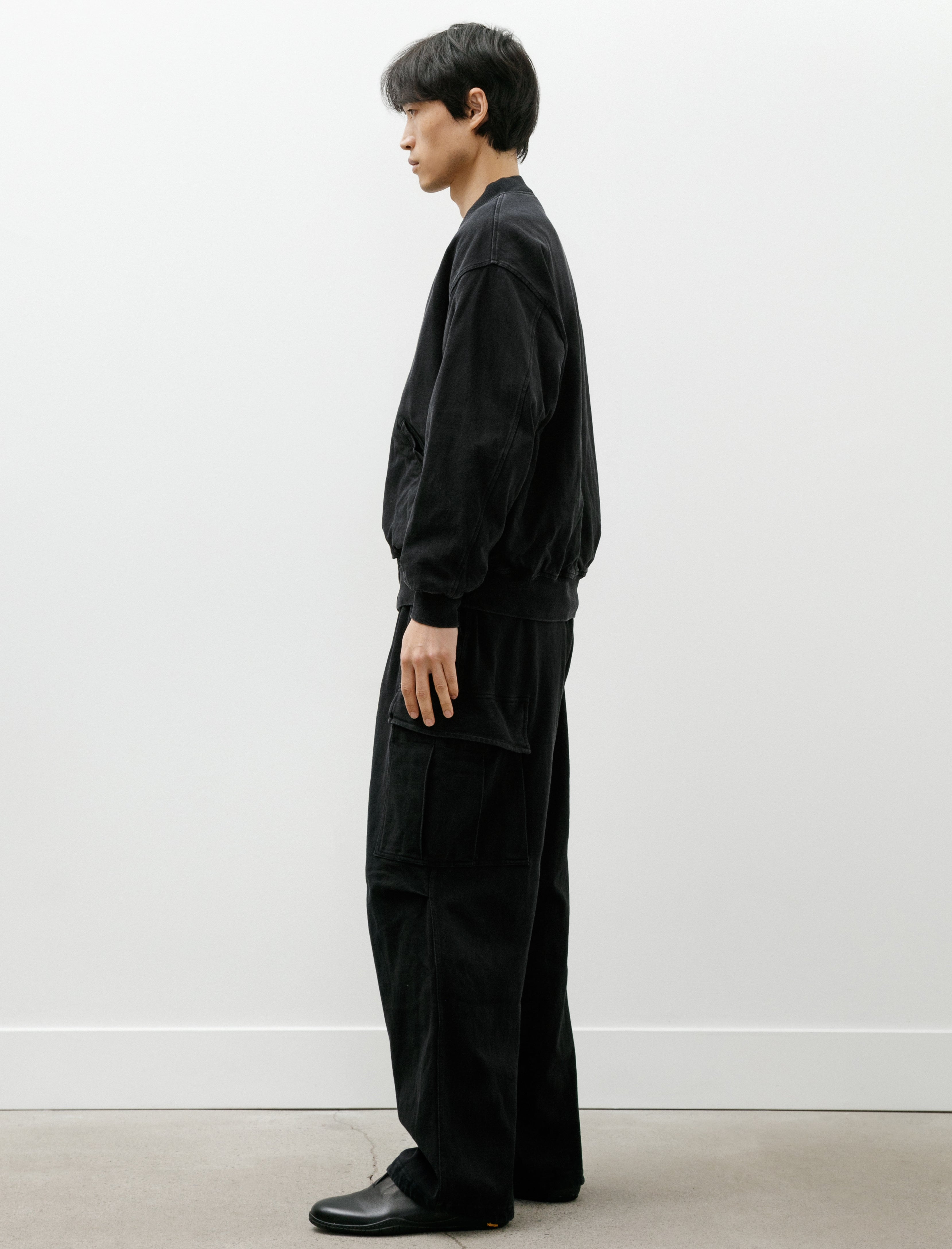 Comoli Cotton Jersey Zip Blouson