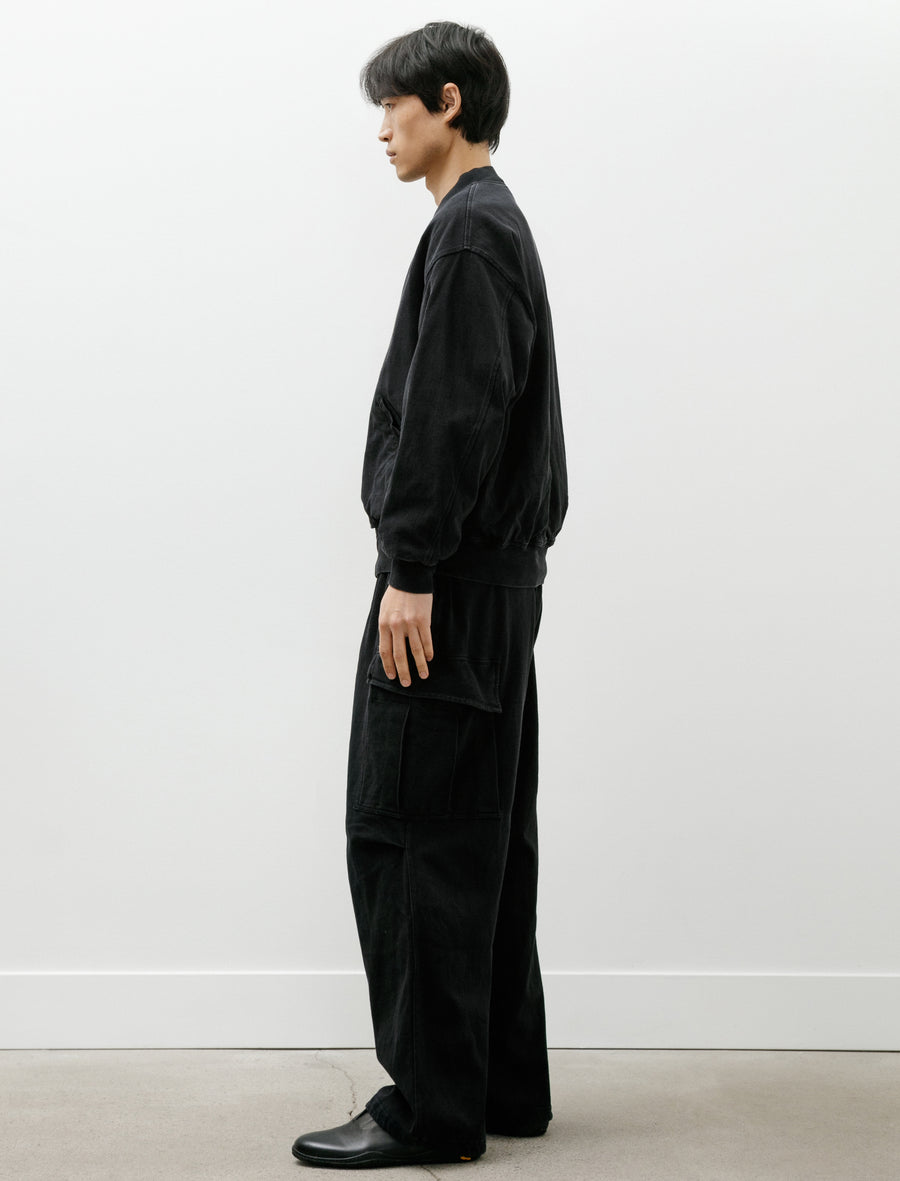 Cotton Jersey 6-Pocket Pants Black - Image 3