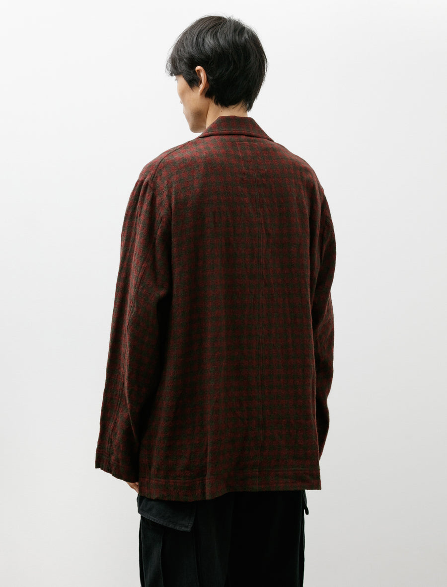 3 Buttons Shirt Jacket Pink Check - Image 2