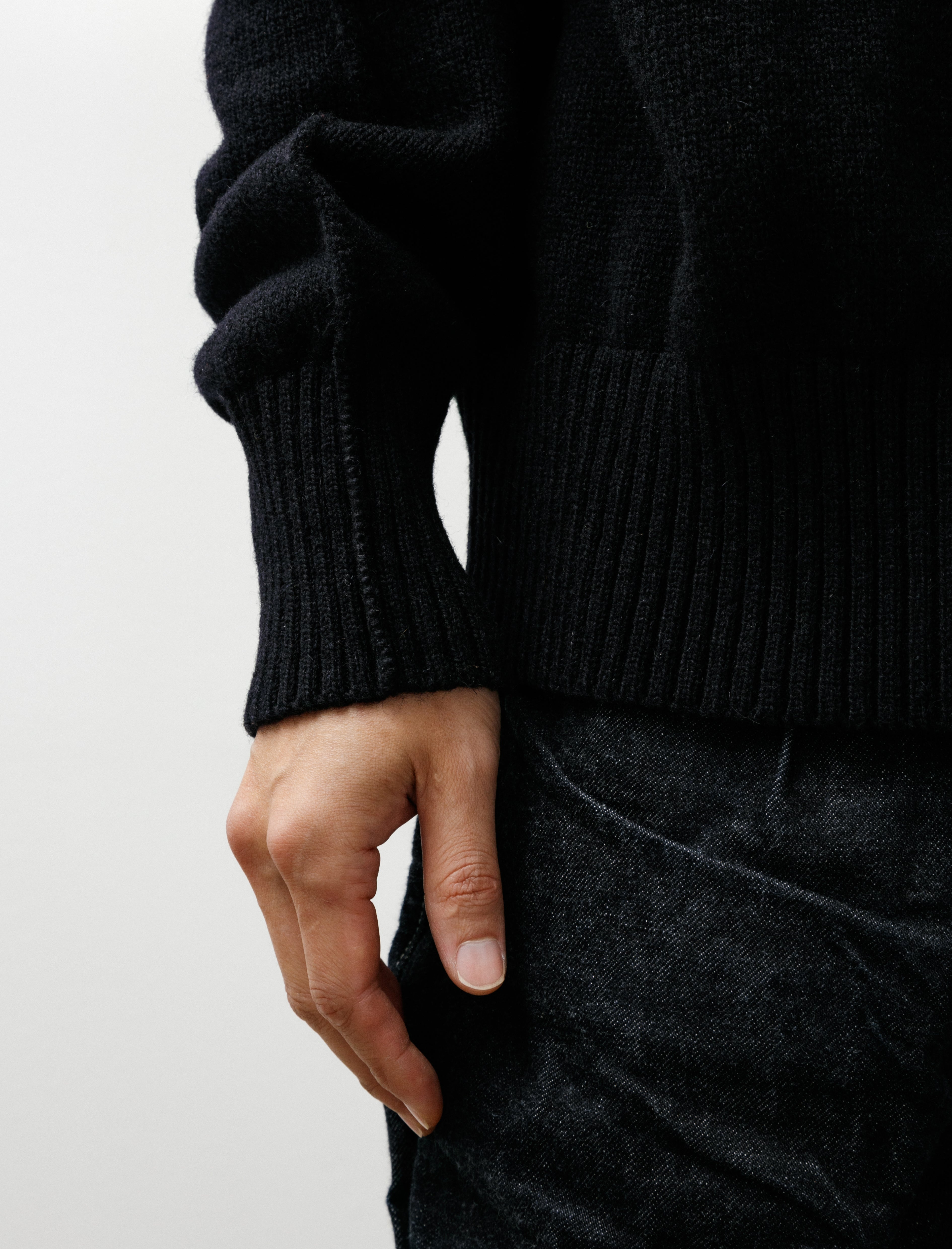 Tender 719 Butterfly Pullover High Tension Woolen Yarn Navy