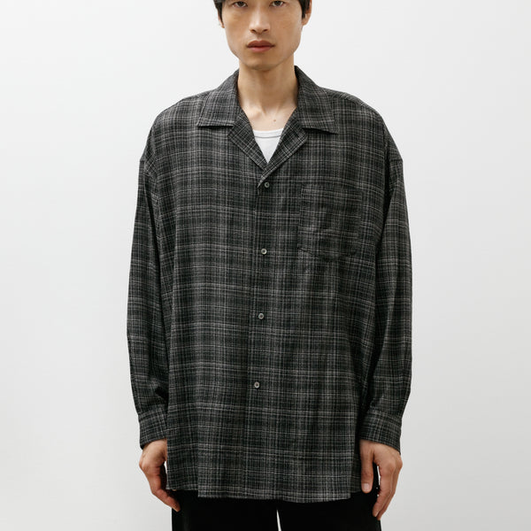 Graphpaper Extra Fine Wool Lawn Sleeping Shirt Check – Neighbour