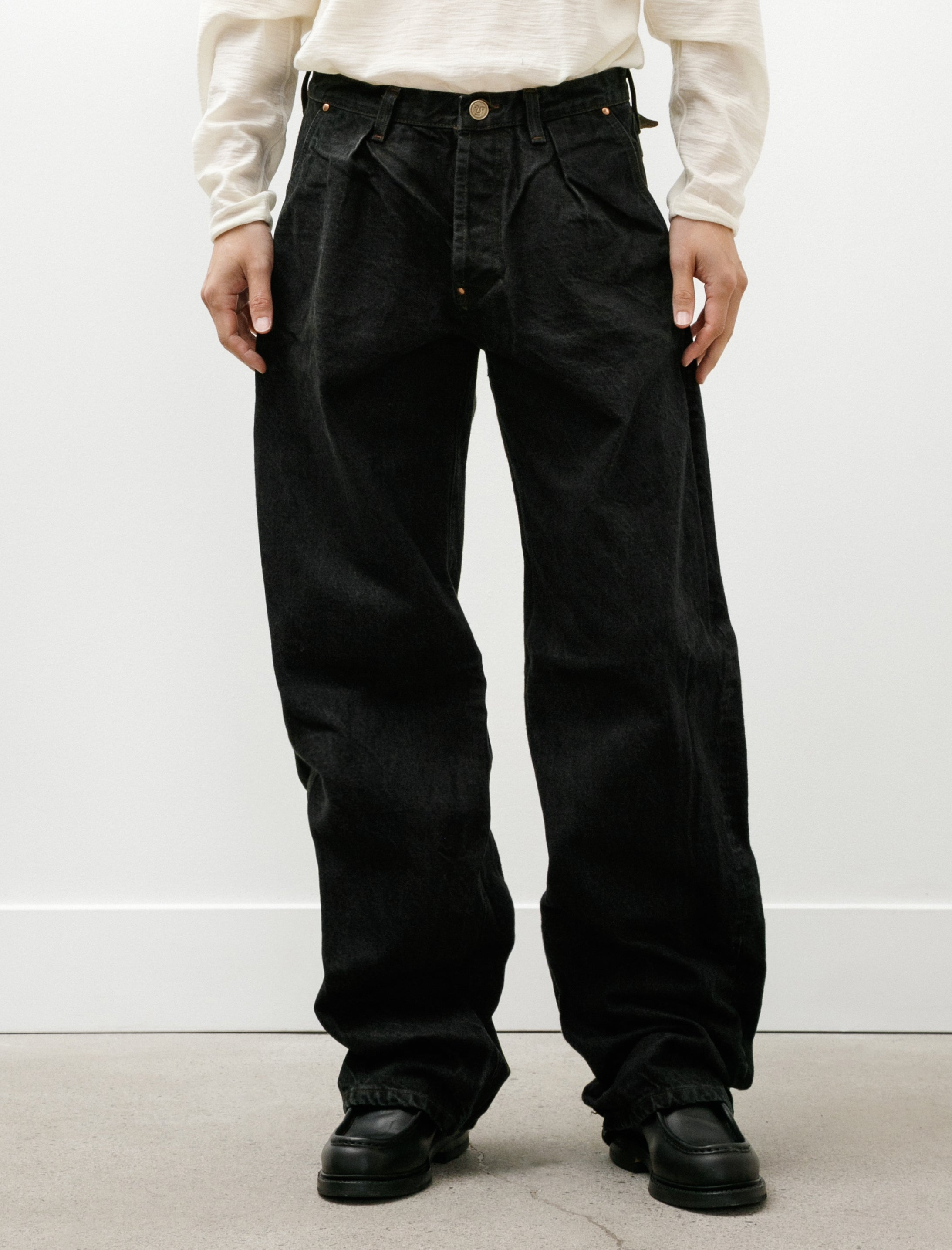 Tender 157 Trousermakers Jeans 16oz Selvage Denim Brown Hat