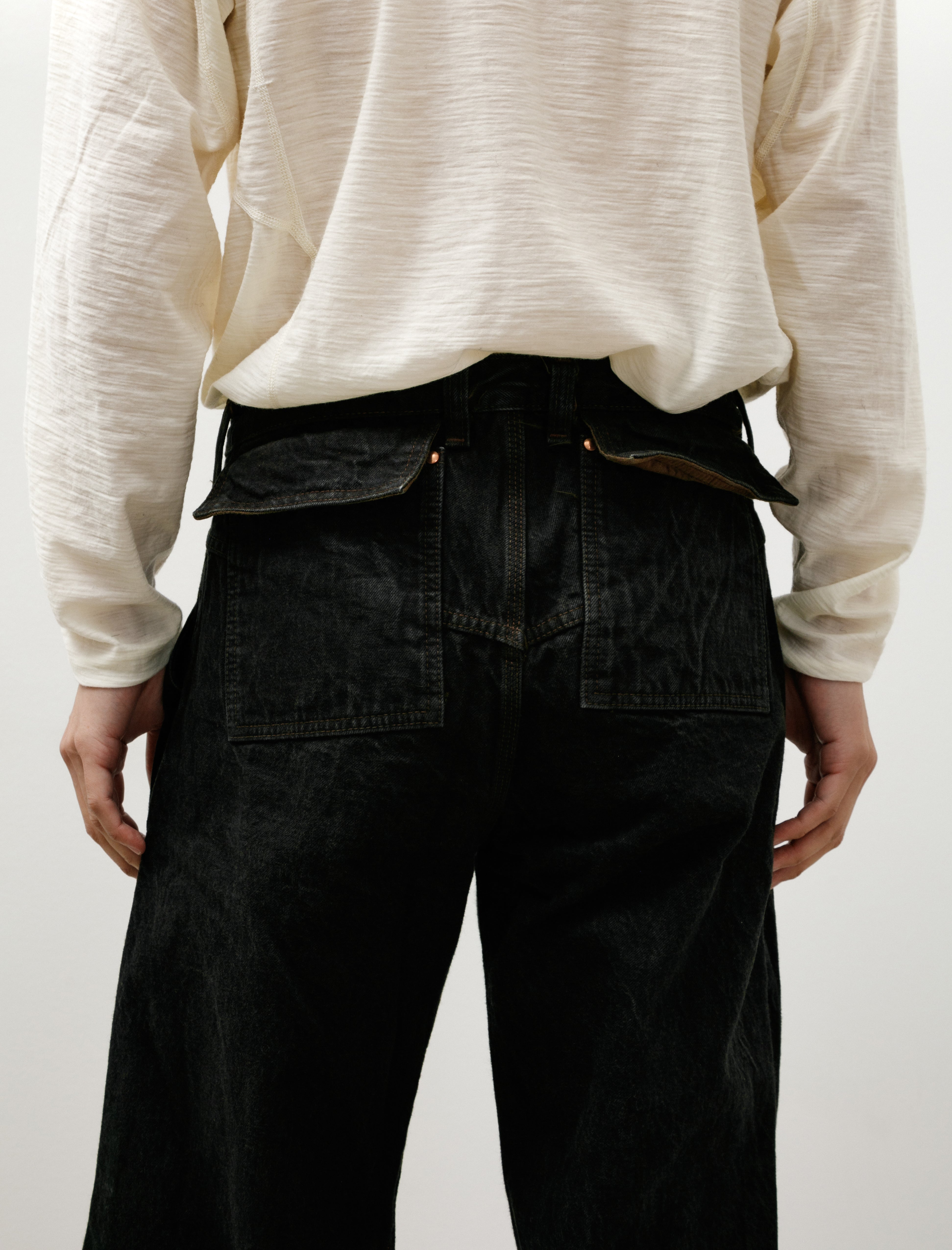 Tender 157 Trousermakers Jeans 16oz Selvage Denim Brown Hat