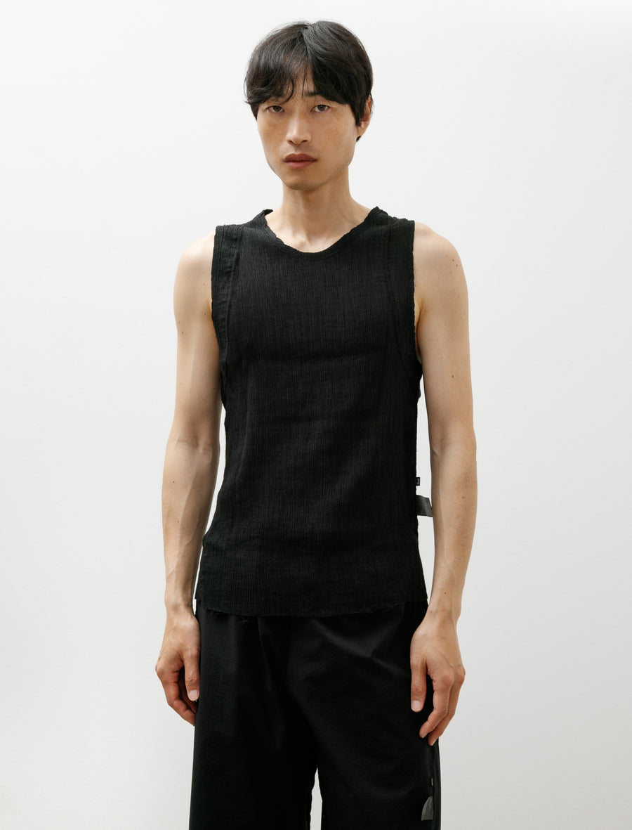 Tank Top Cotton Silk Black - Image 1