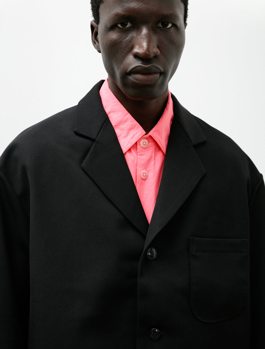 R21 Y-2 Patch Blazer Black Impact Wool - Image 4