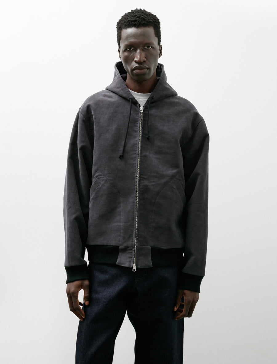 Parka Heavy Cotton Moleskin Grey - Image 1