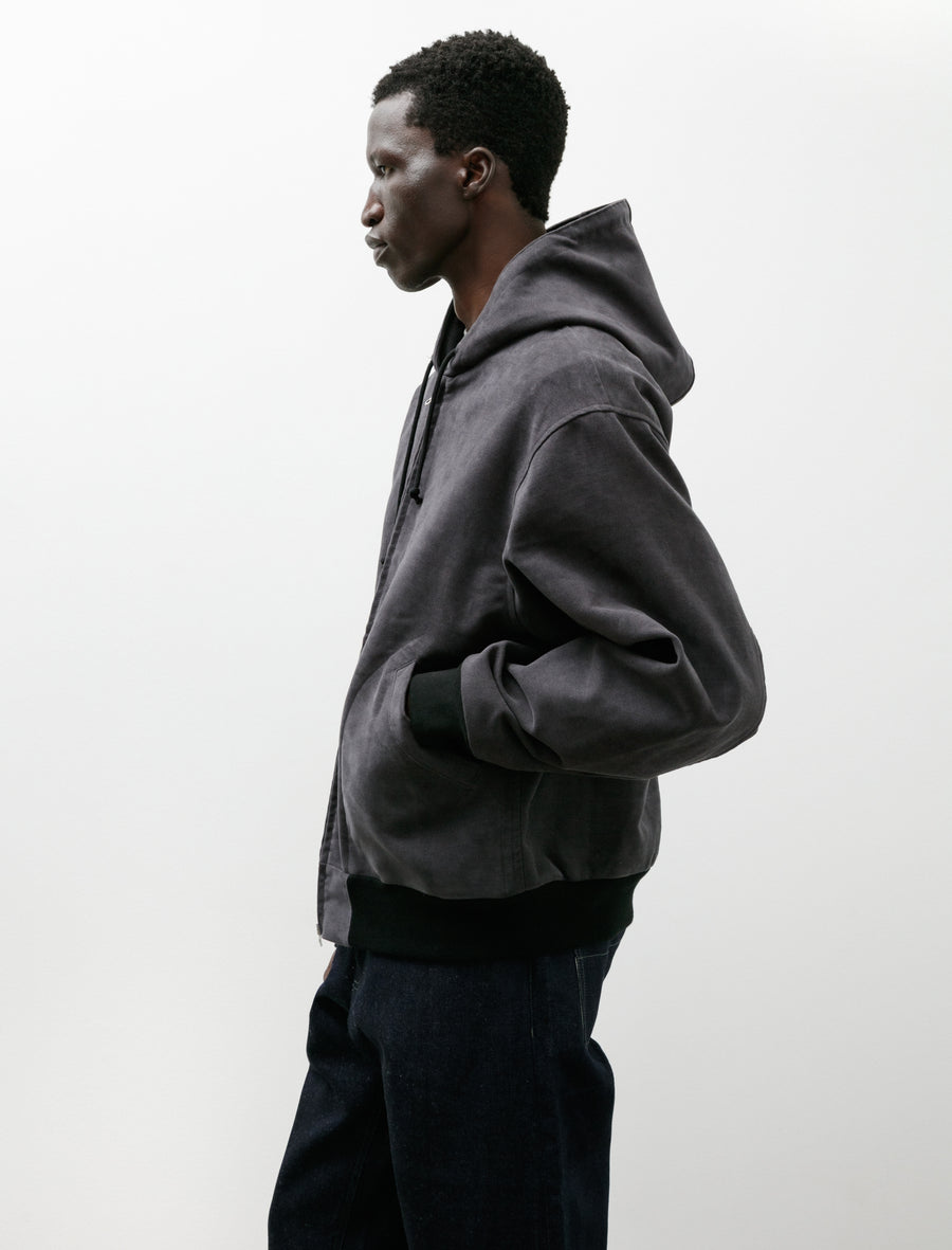 Parka Heavy Cotton Moleskin Grey - Image 3