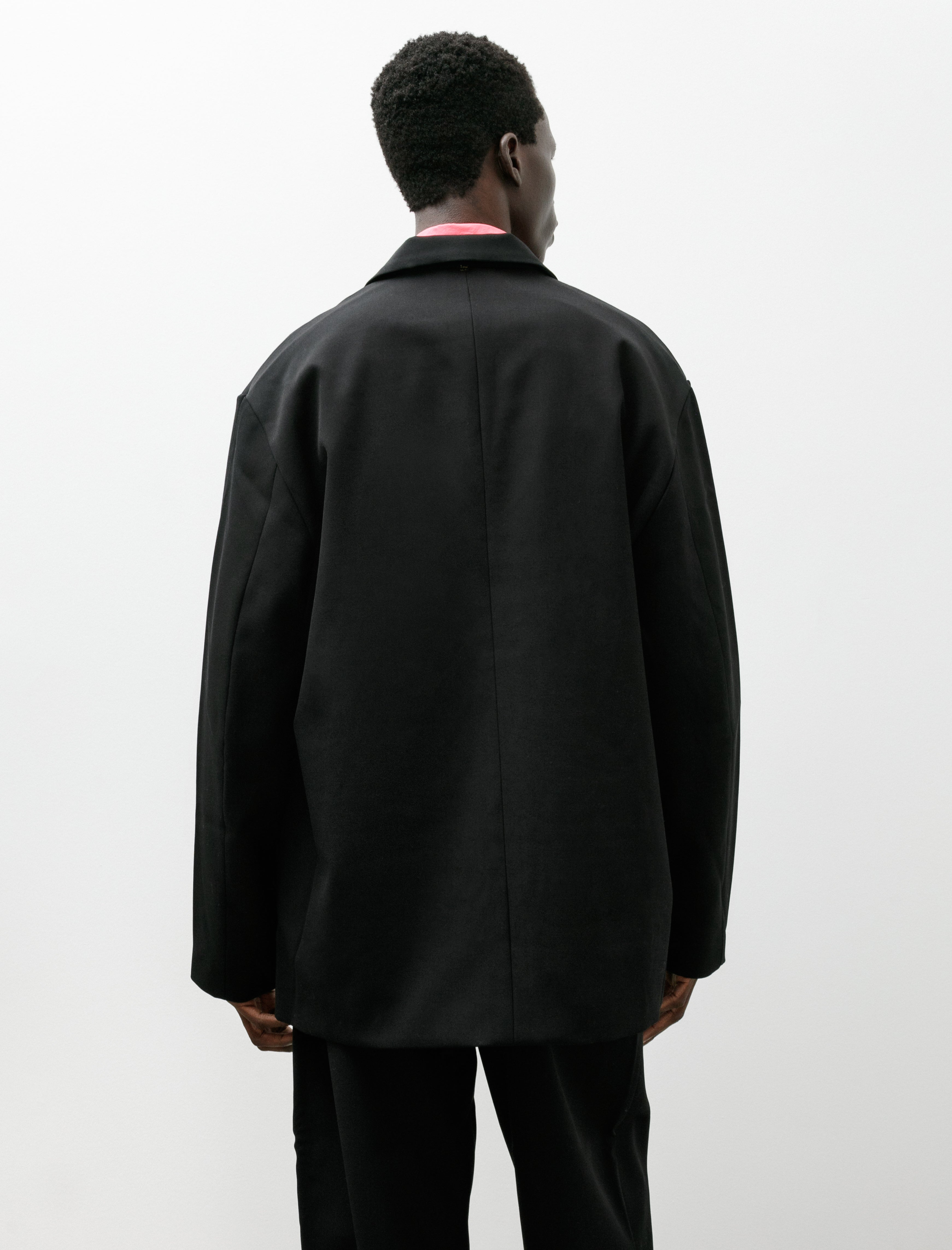 MAN-TLE R21 Y-2 Patch Blazer Black Impact Wool