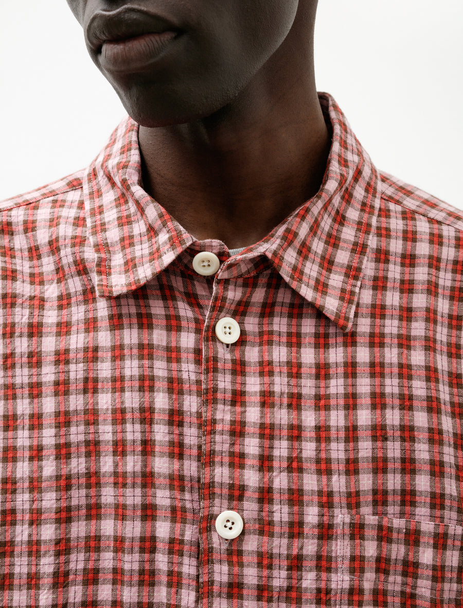 Farmer Shirt Dishcloth Linen Sunrise - Image 4