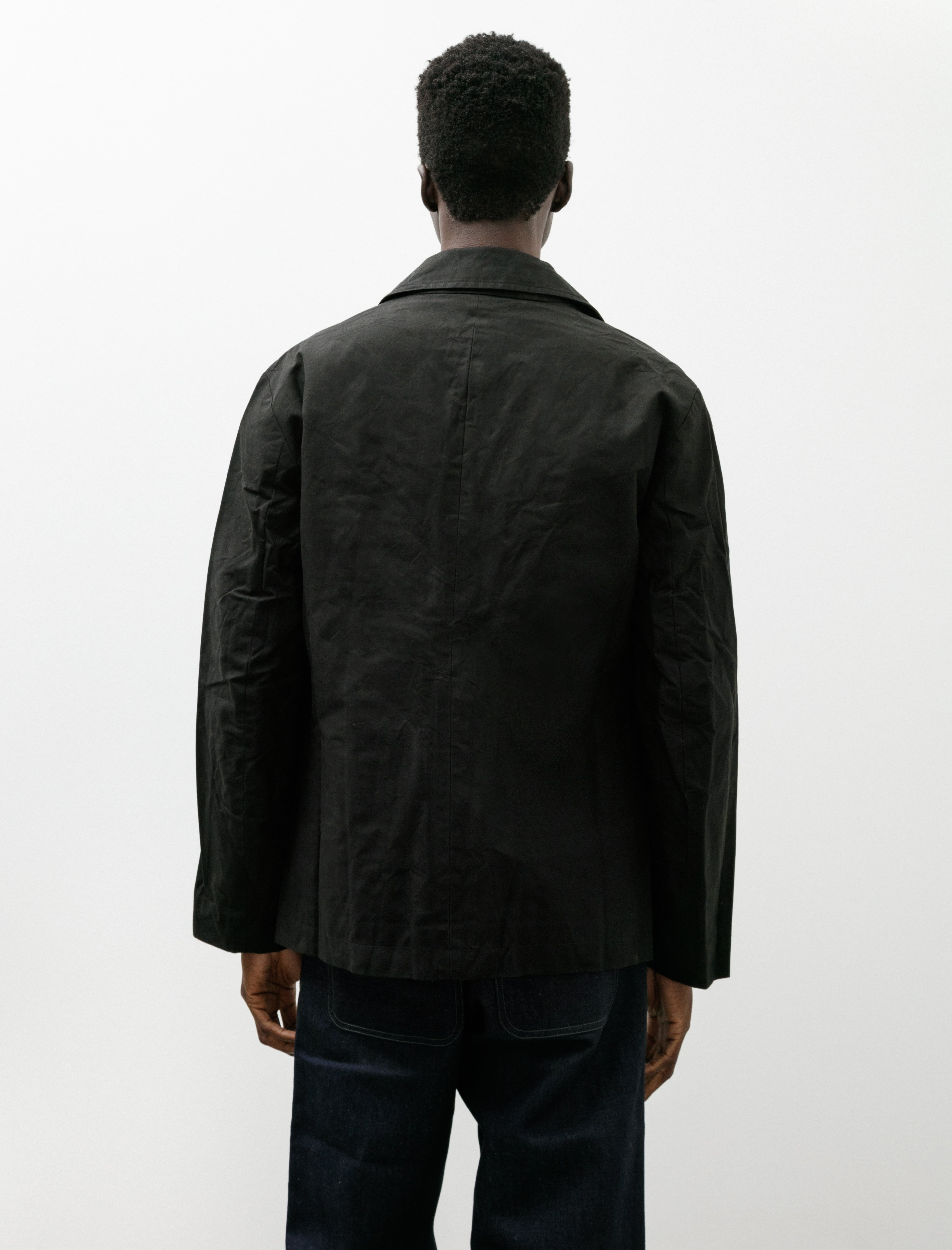 Conkers Rambler Blazer Cotton Dry Wax Black