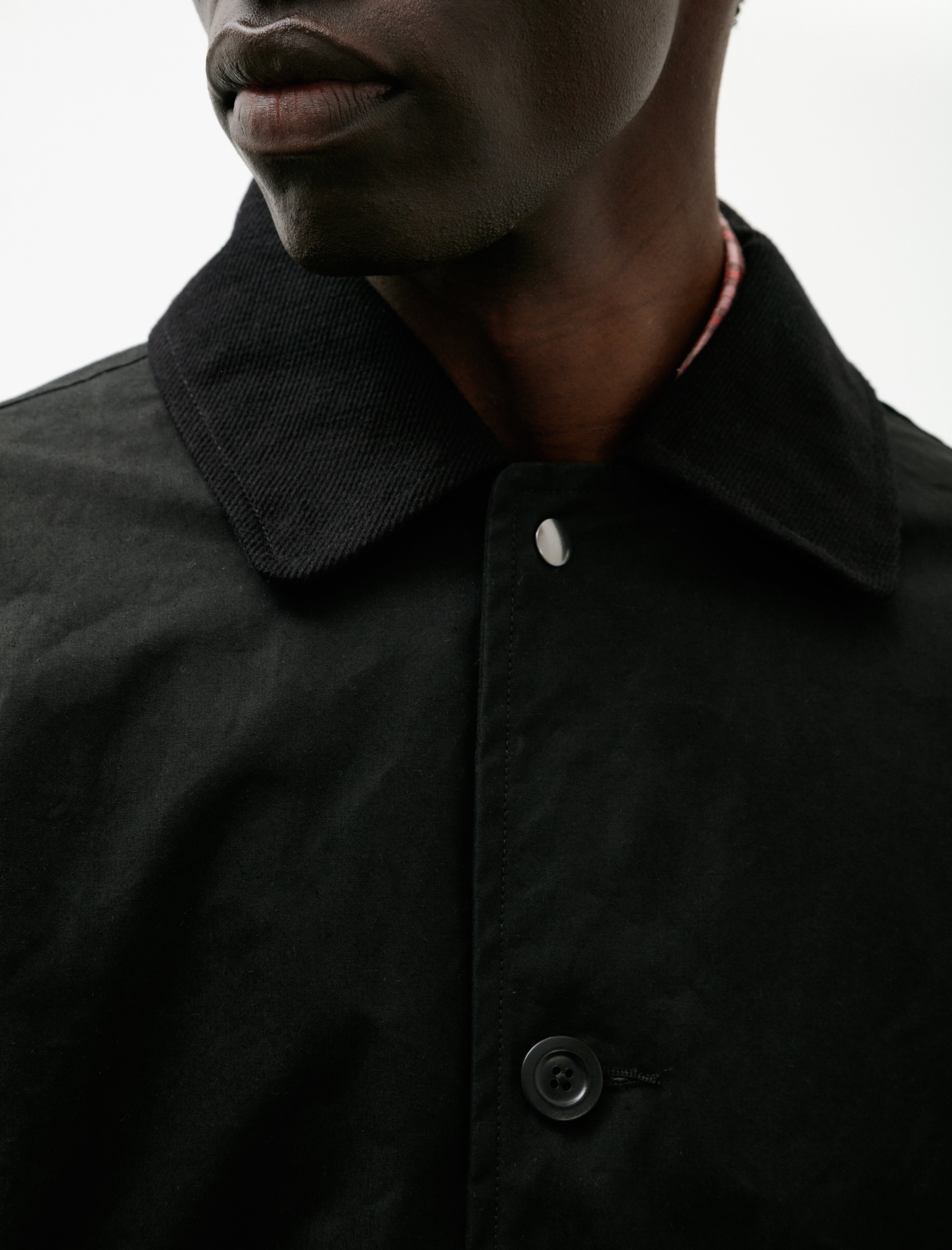 Blanket Jacket Cotton Dry Wax Black