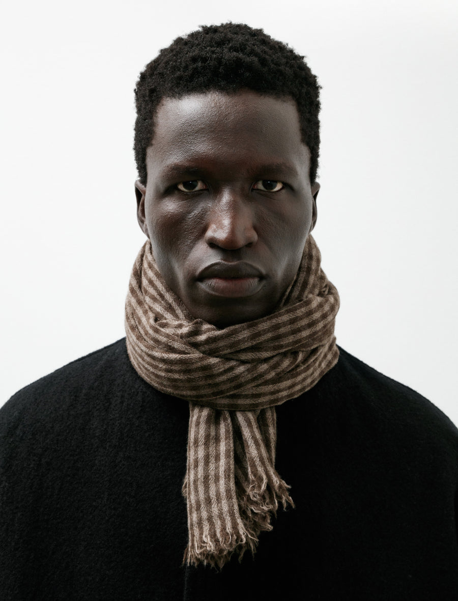 Prince Checks Scarf Naturals - Image 2