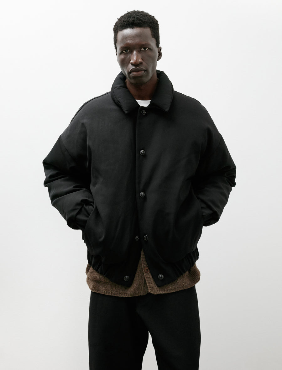 R21 Down-6 Double Down Blouson Black Impact Wool - Image 1