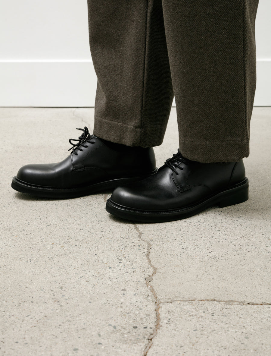 Mid-Heel Derby Calfskin Black - Image 6