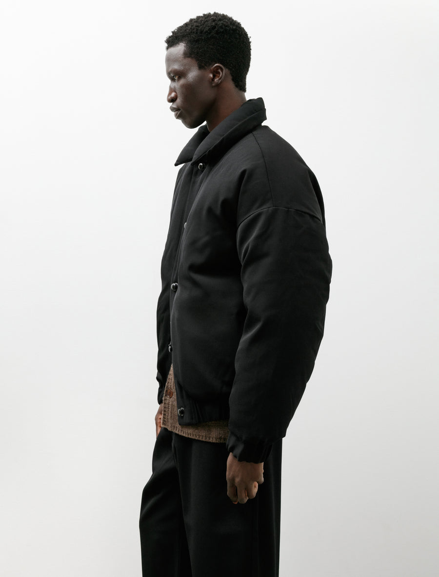R21 Down-6 Double Down Blouson Black Impact Wool - Image 3