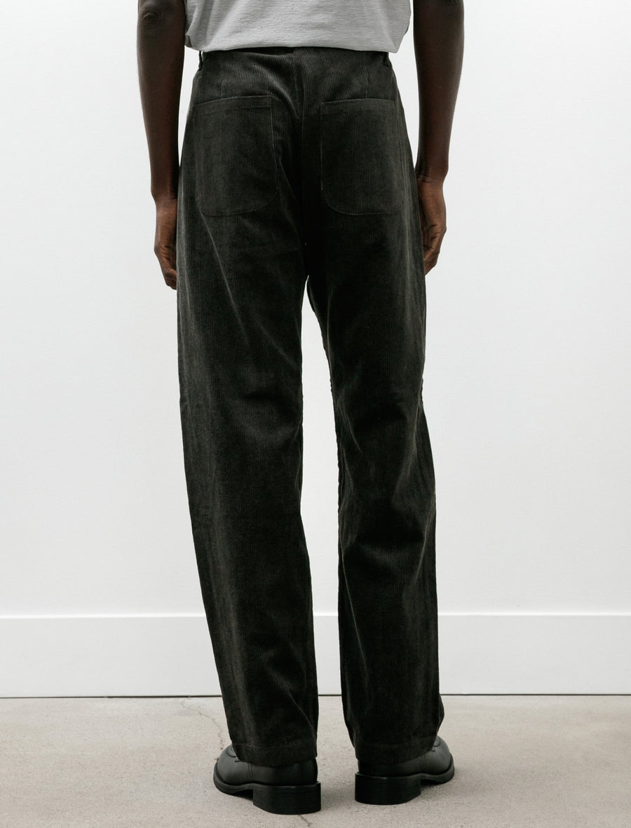 Four Pocket Pant Carbon Dyed Corduroy Charcoal - Image 5