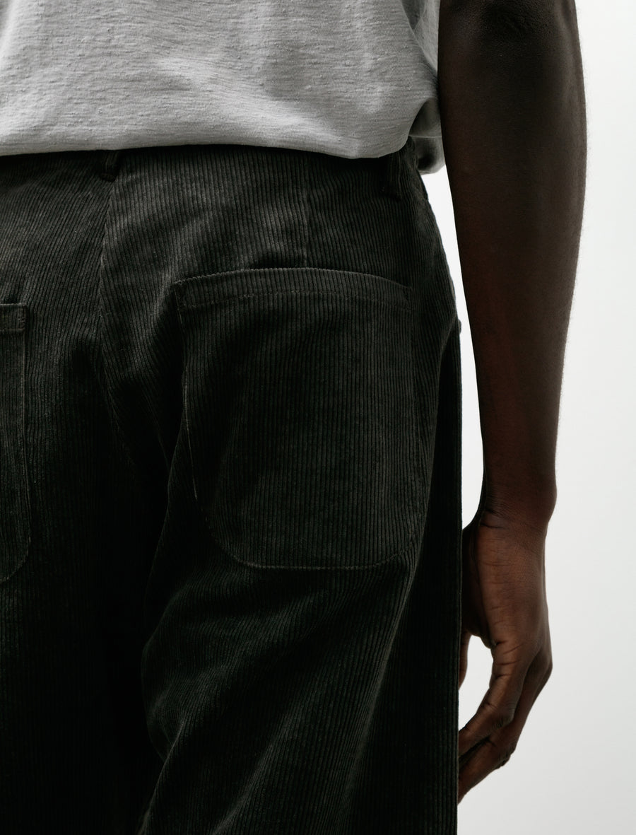 Four Pocket Pant Carbon Dyed Corduroy Charcoal - Image 7