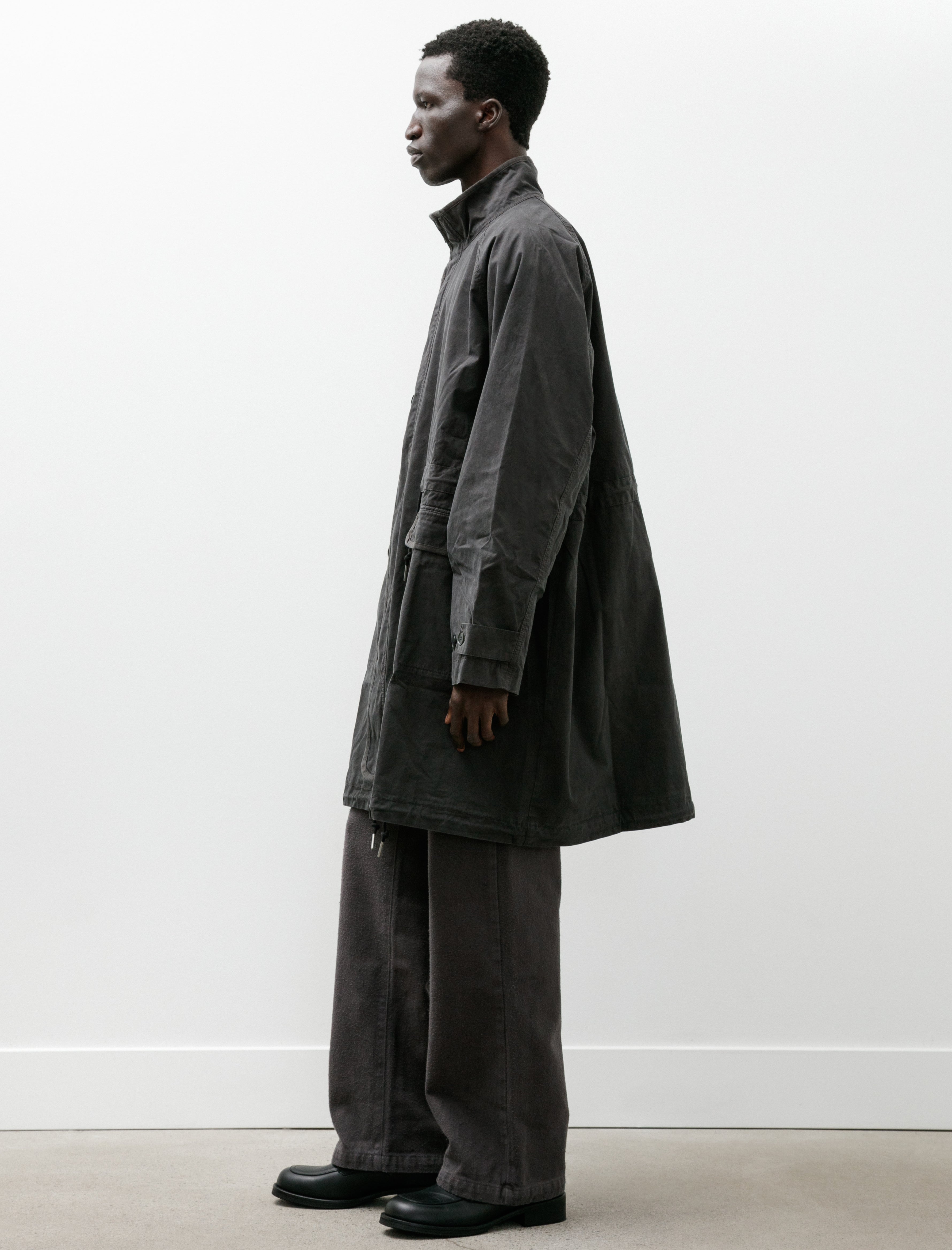 mfpen Region Jacket Dusty Black Dense Cotton
