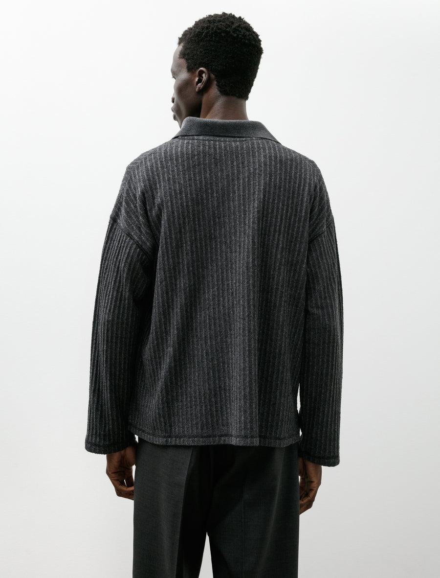 Rolodex Polo Grey Boucle Rib - Image 2