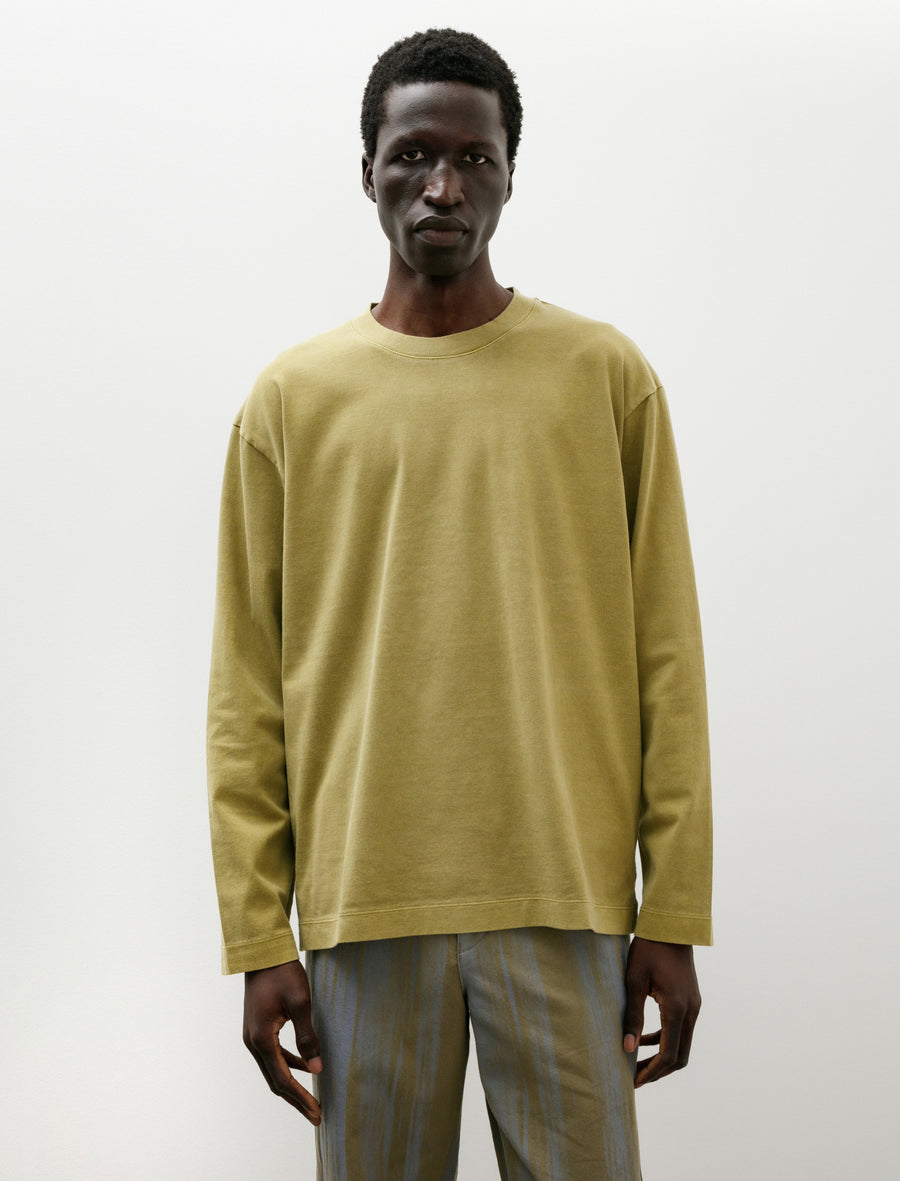Pigment Long Sleeve T-Shirt Mustard - Image 1
