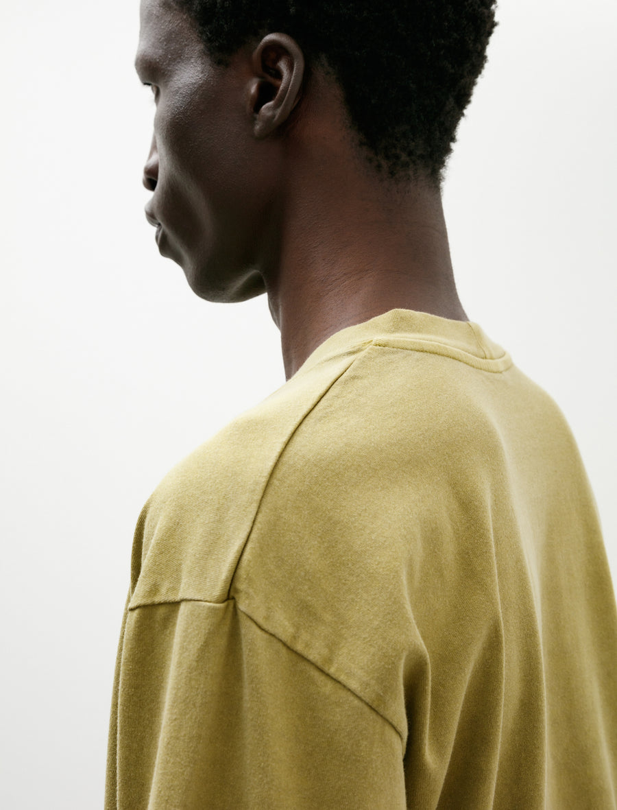 Pigment Long Sleeve T-Shirt Mustard - Image 4