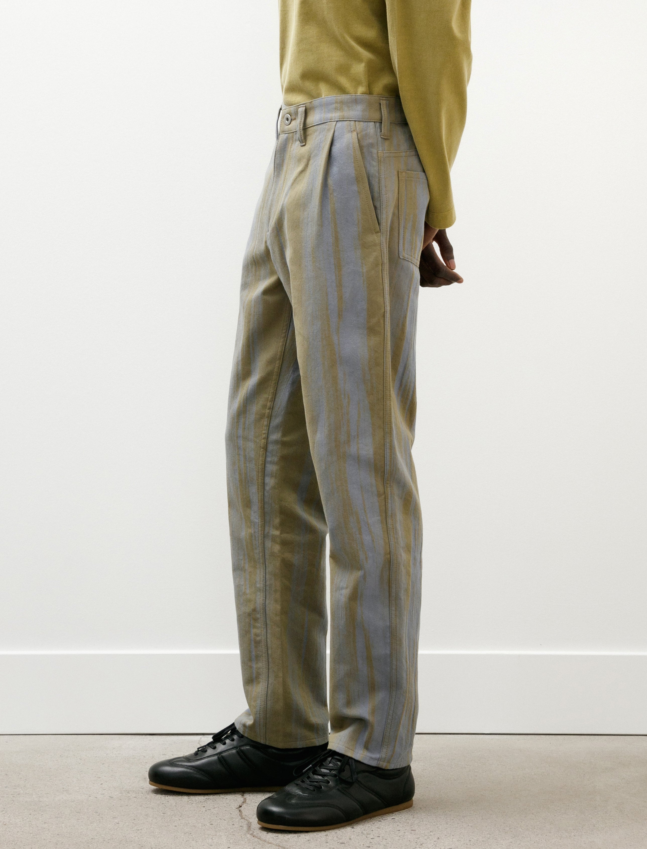 Issey Miyake Jeans Jacquard Khaki