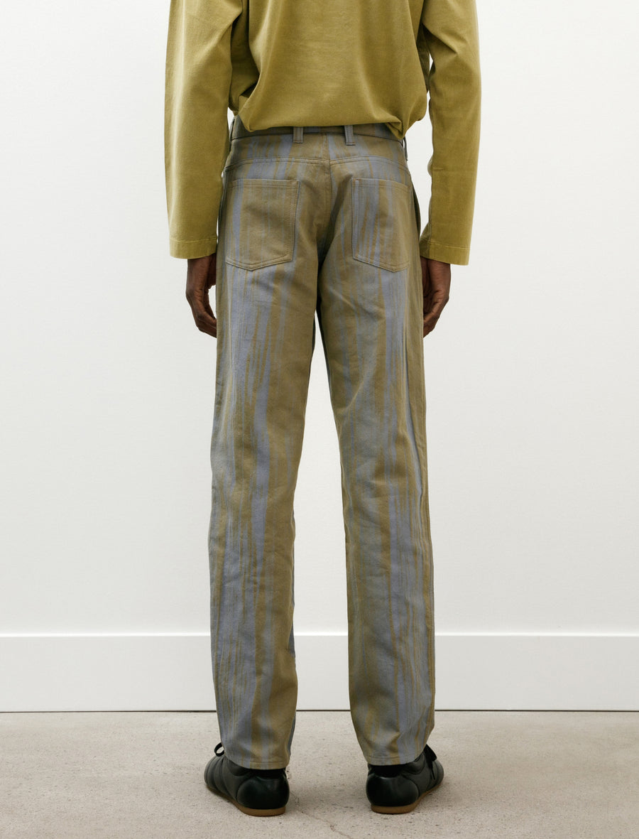 Jeans Jacquard Khaki - Image 5