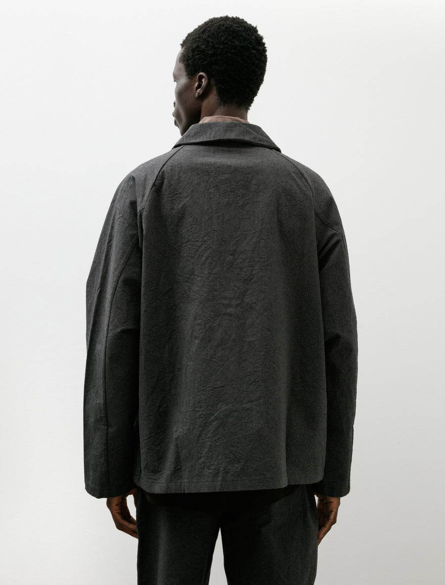 R19 Shirt-3 Boat Shirt Granite Wool - Image 2