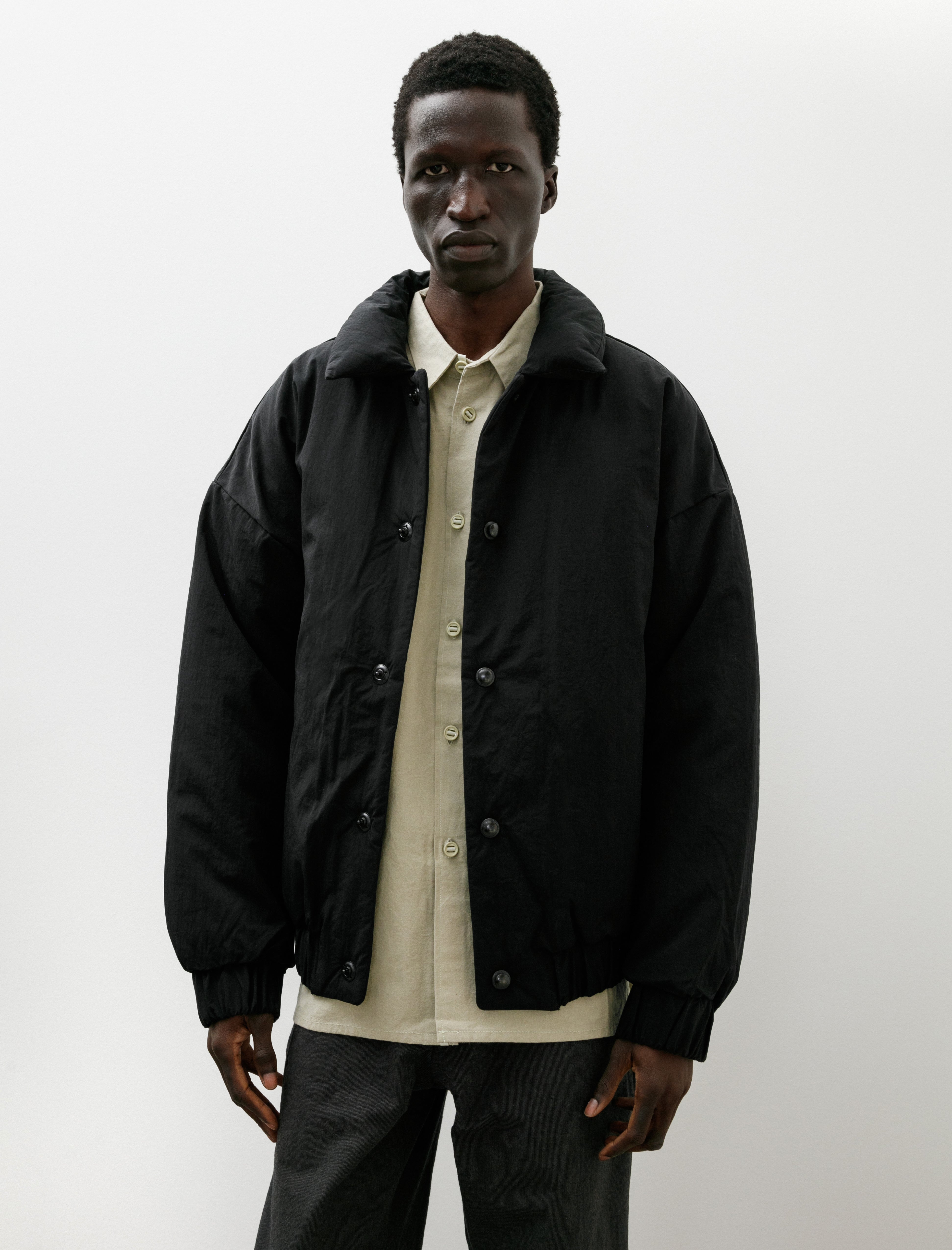 MAN-TLE R19 Down-6 Double Down Blouson Black Recycled Nylon