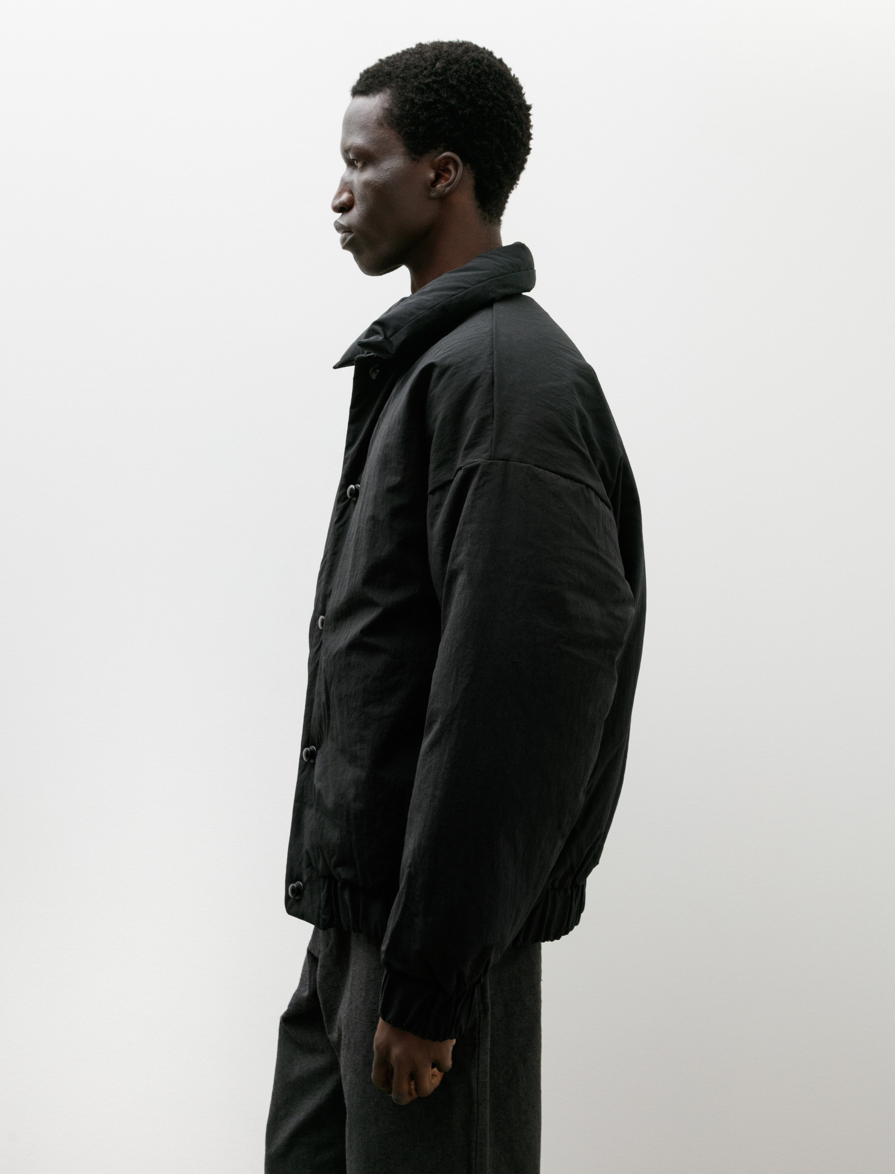 MAN-TLE R19 Down-6 Double Down Blouson Black Recycled Nylon