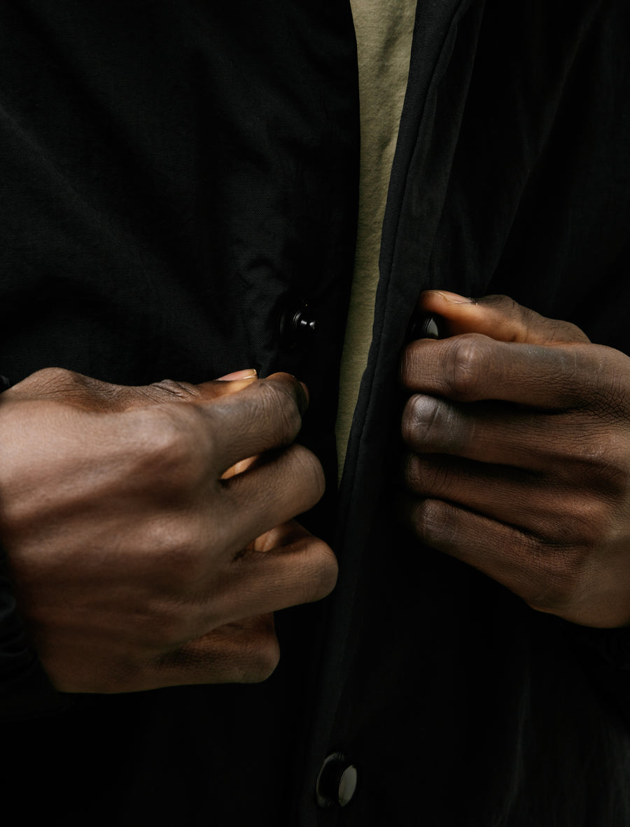 R19 Down-6 Double Down Blouson Black Recycled Nylon - Image 6