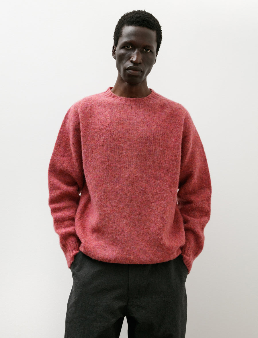 Shaggy Pure Wool Sweater Zinnia - Image 1