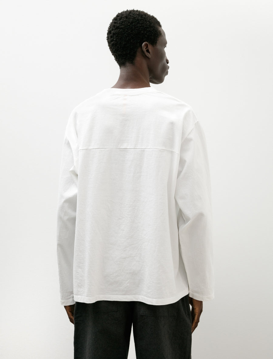 R19 T-Shirt-3 Big T-Shirt Long Sleeve White - Image 2