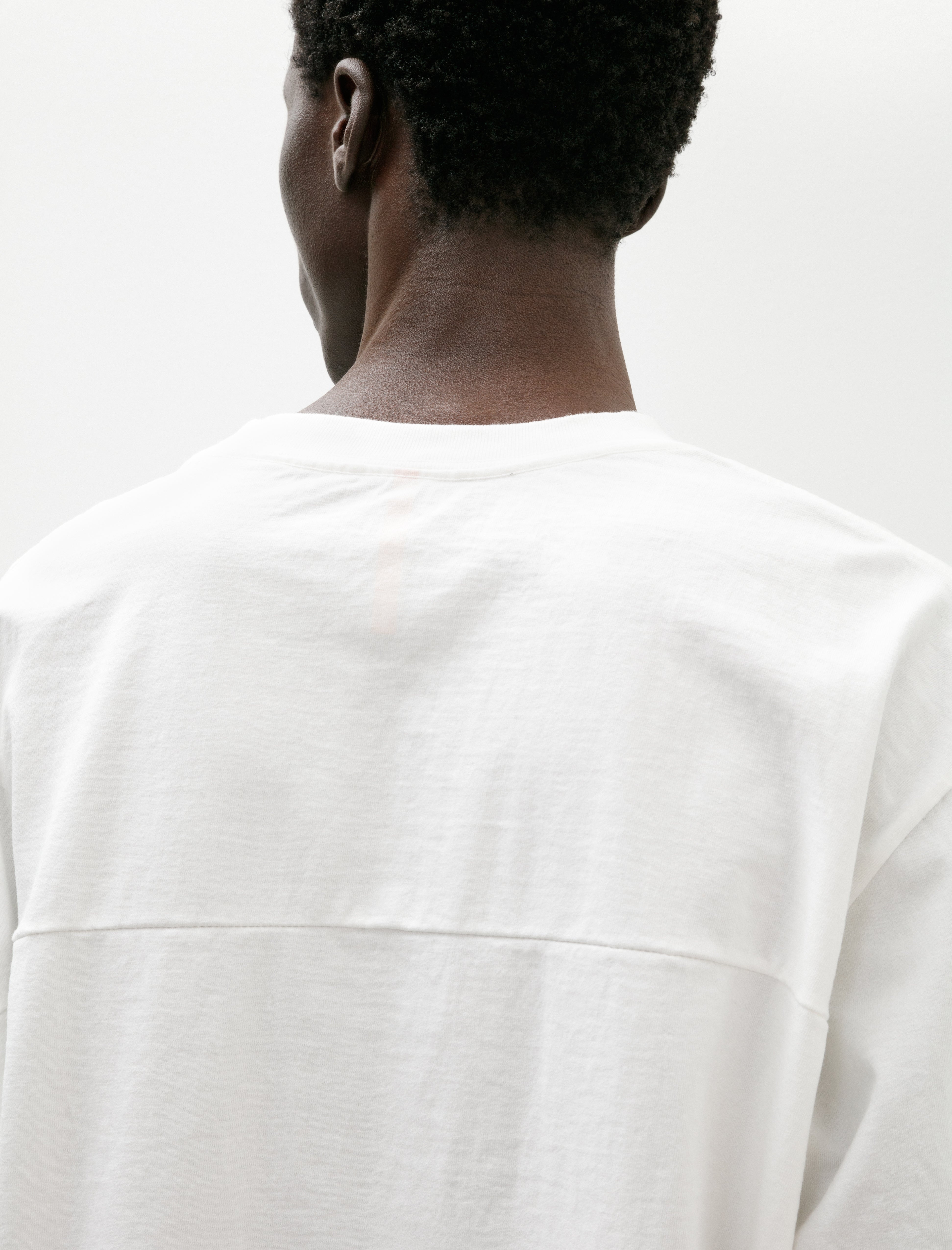 MAN-TLE R19 T-Shirt-3 Big T-Shirt Long Sleeve White