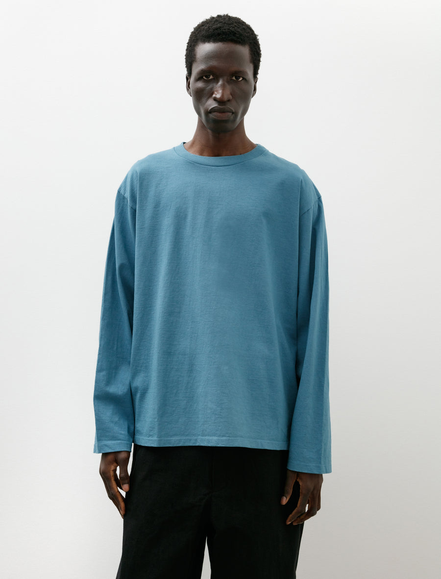 R19 T-Shirt-3 Big T-Shirt Long Sleeve Aqua - Image 1