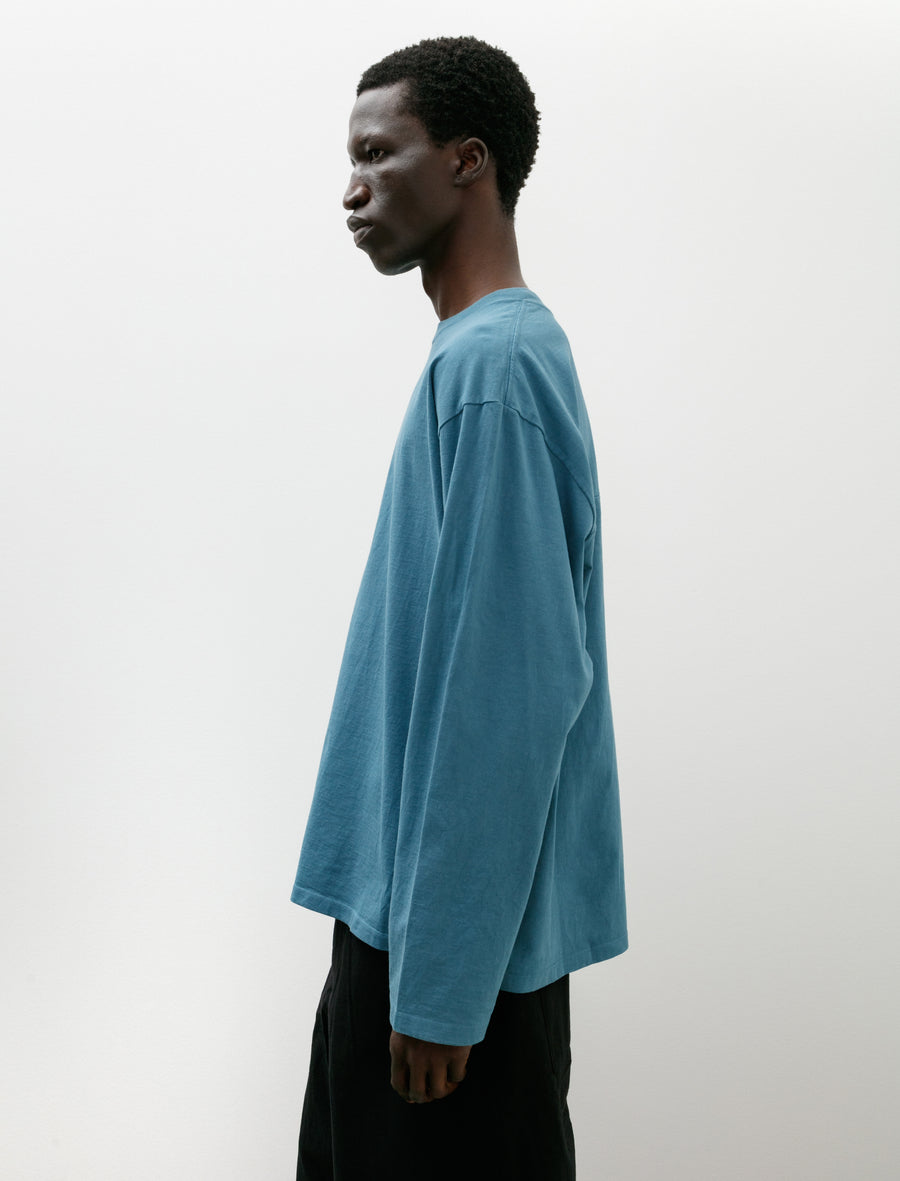 R19 T-Shirt-3 Big T-Shirt Long Sleeve Aqua - Image 3