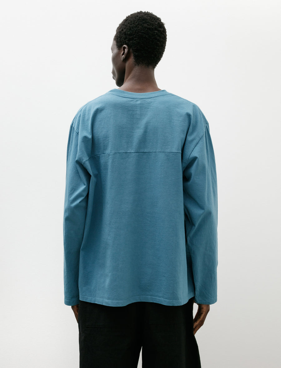 R19 T-Shirt-3 Big T-Shirt Long Sleeve Aqua - Image 2