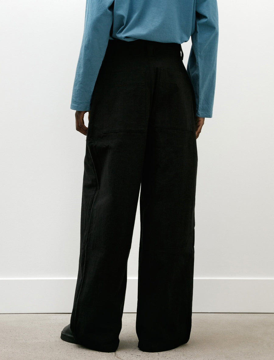 R19 Pants-8 Sail Pants Black Wash - Image 5