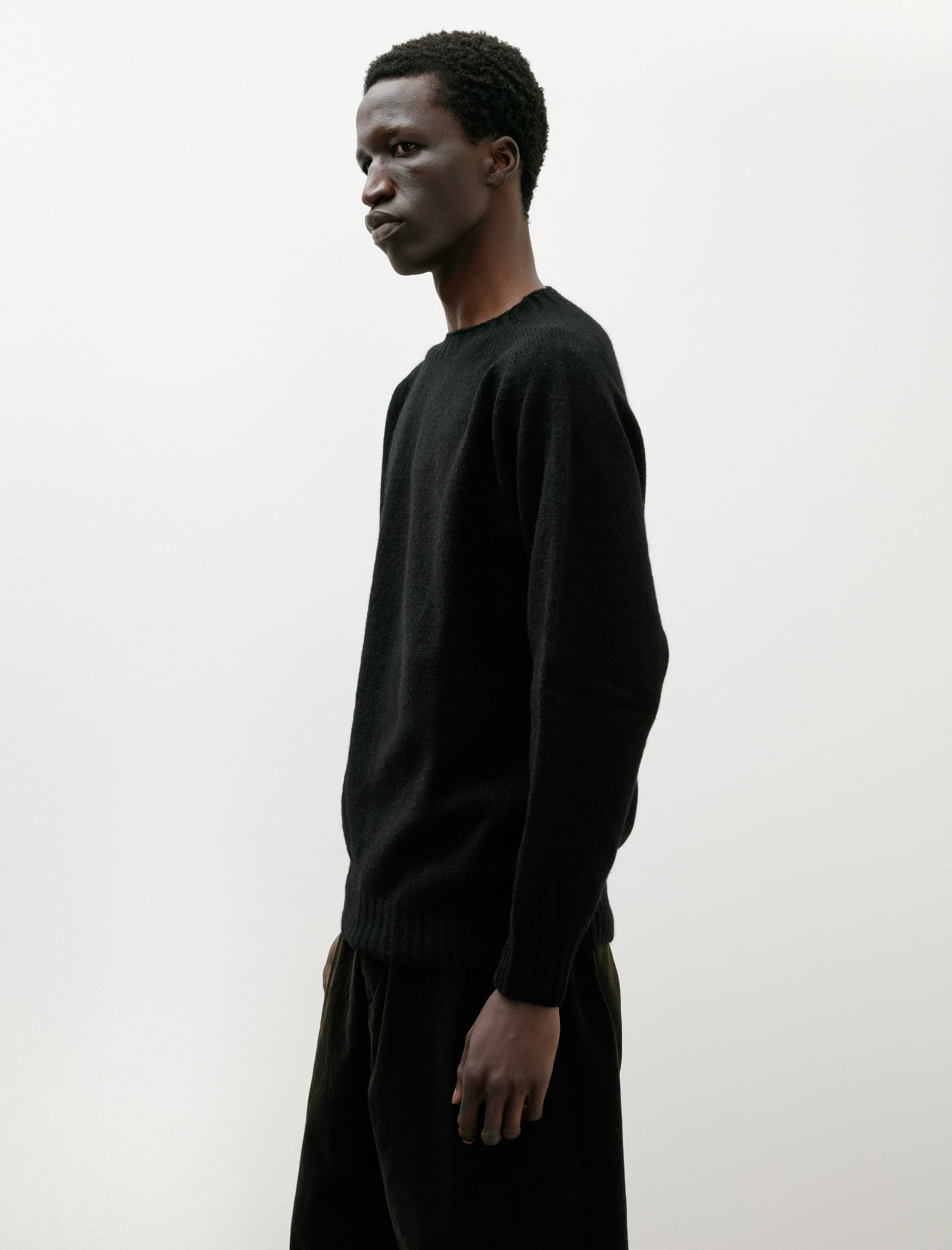 Neighbour Pure Wool Sweater Black