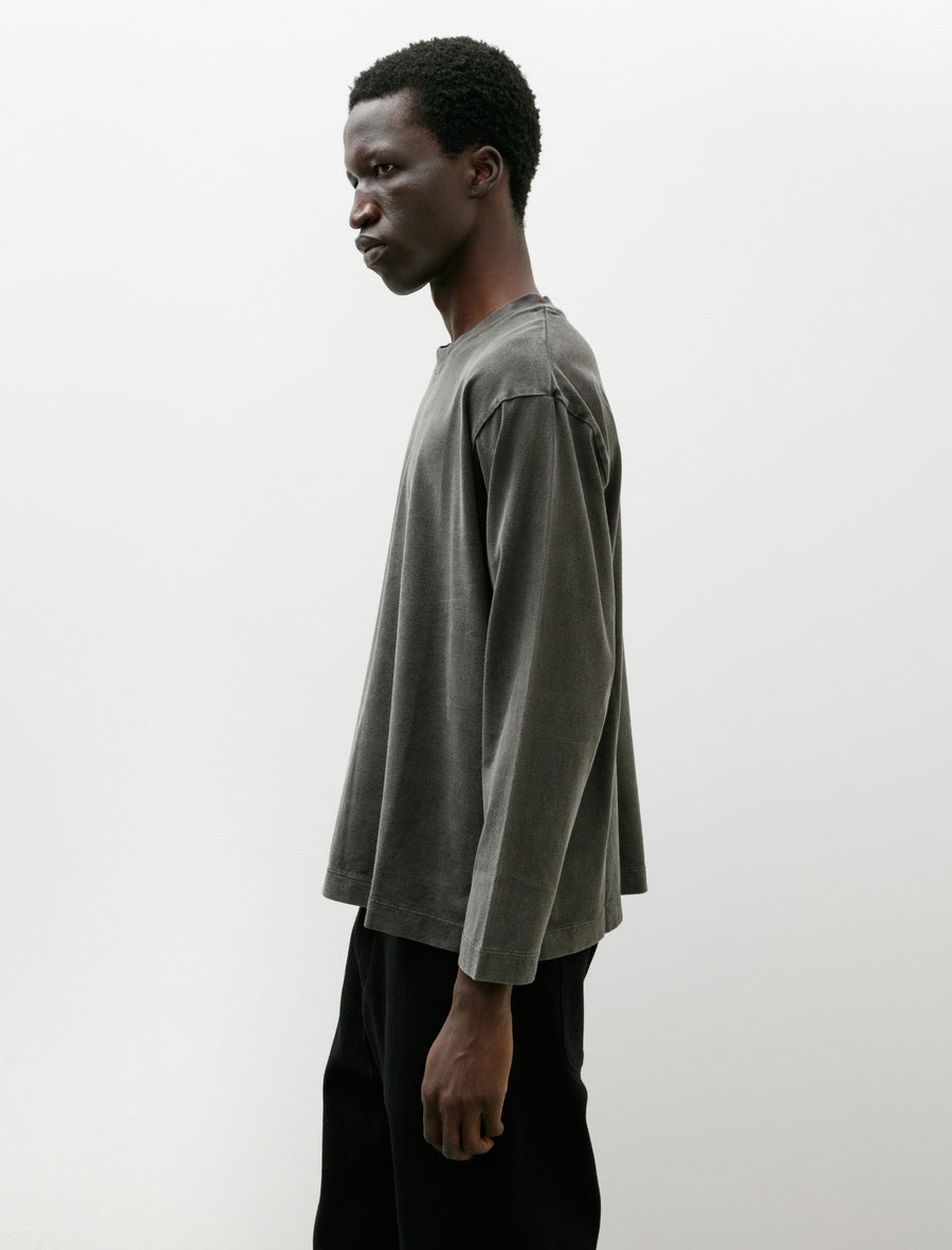 Pigment Long Sleeve T-Shirt Black - Image 3