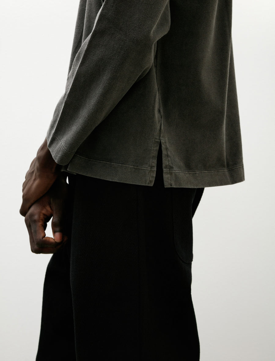 Pigment Long Sleeve T-Shirt Black - Image 4