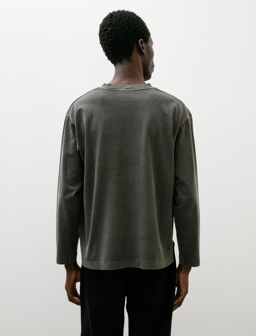 Pigment Long Sleeve T-Shirt Black - Image 2