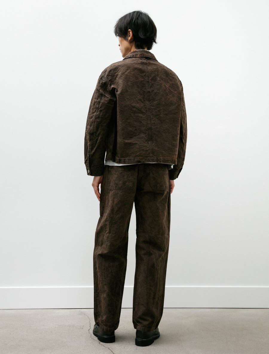 Replica Jacket Persimmon Garment Dyed Cotton Washi Duck - Image 7