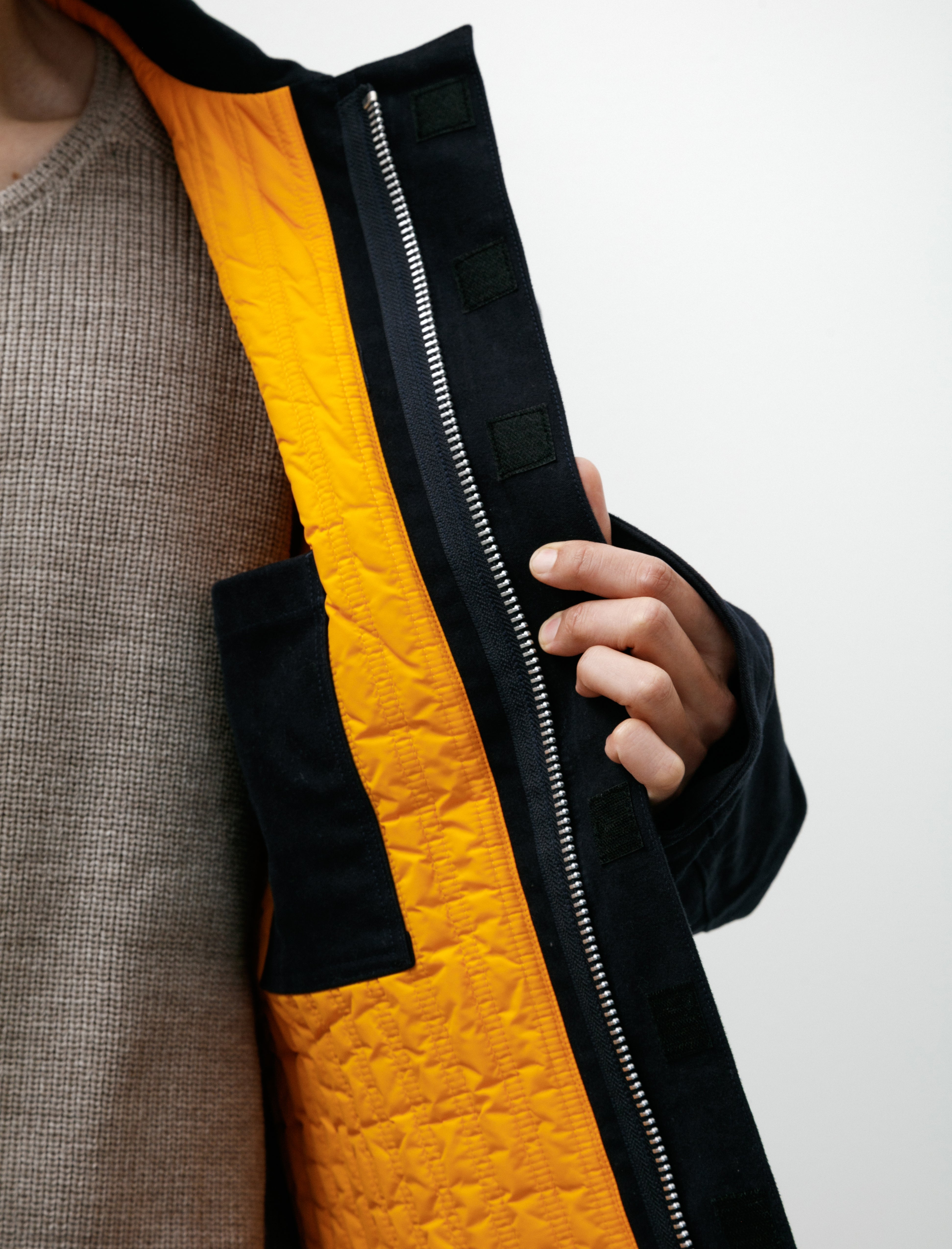 MAN-TLE R19 Jebok-1 Coat Night Moleskin