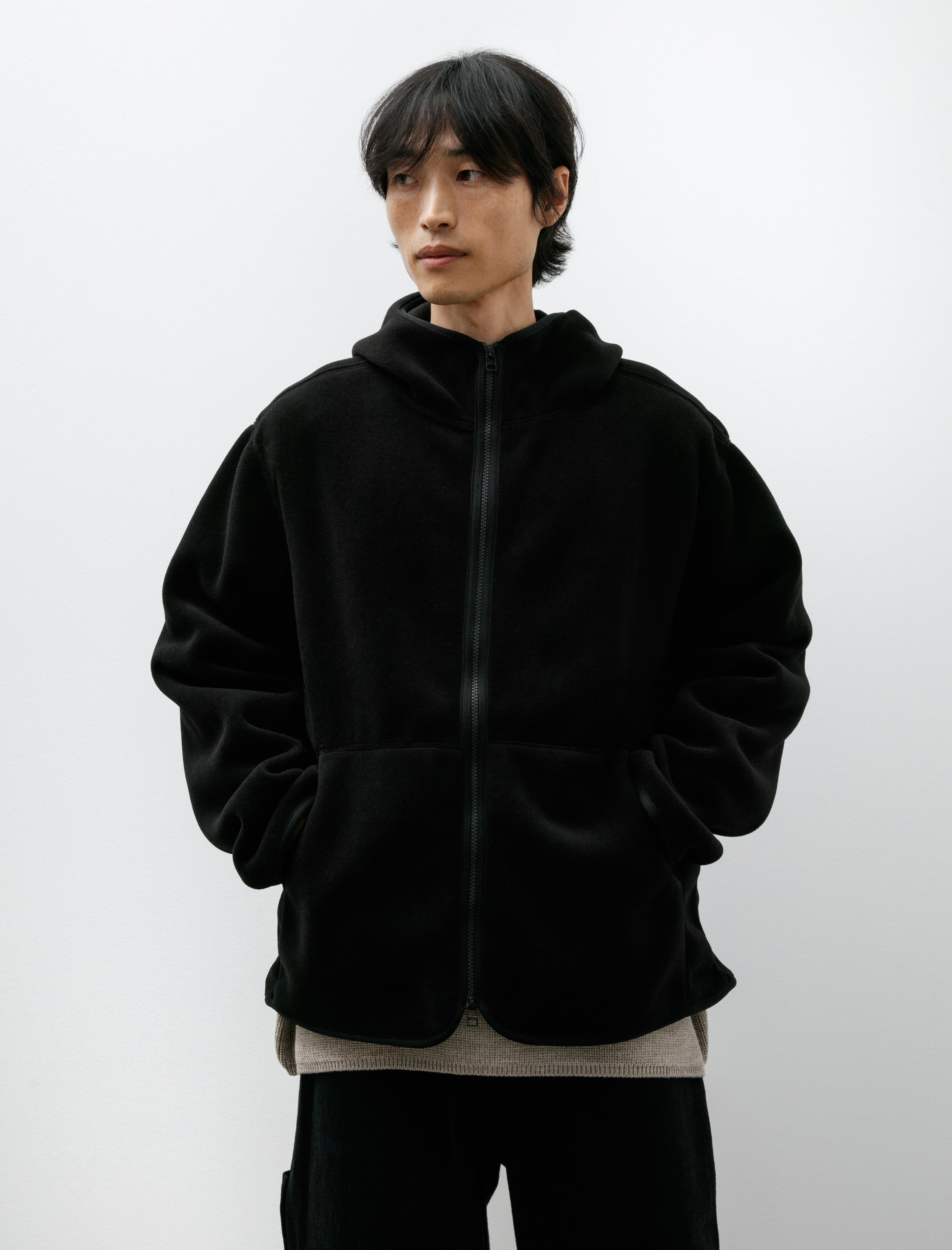 MAN-TLE R19 Fleece-3 Padding Parka Black 300