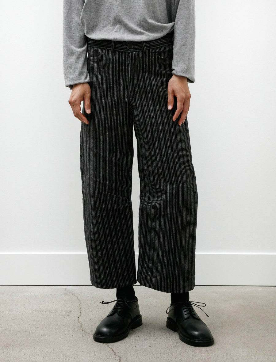 Inmo Trousers Black Striped Heavy Coutil - Image 8