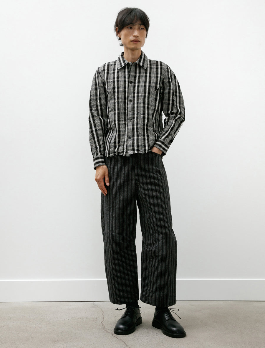 Corset Shirt Black Wool Kelsch Cloth - Image 10